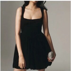 BHLDN - Anthropologie Velvet Adriana Bubble  Dress